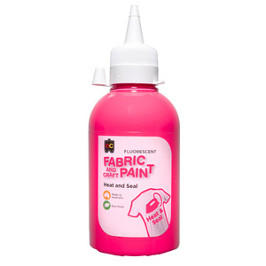 EC Fabric and Craft Paint Fluorescent Pink