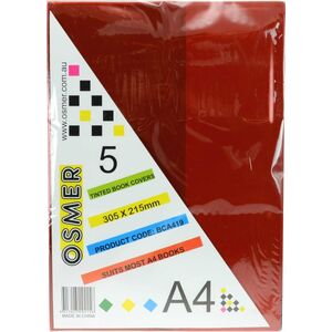 Osmer Clear Book Covers Tinted - A4