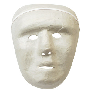 Papier Mache Full Face Mask