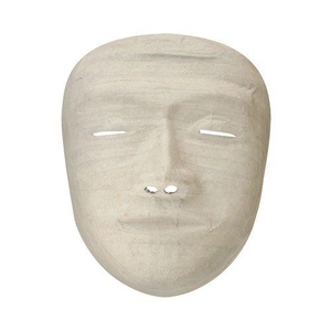 Papier Mache Full Face Mask - Indonesian