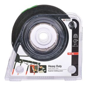Velcro® Heavy Duty Hook Tape - Black