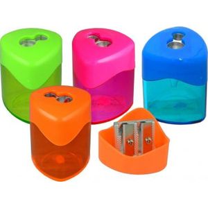 2 Hole Pencil Sharpener with Drum Box of 12