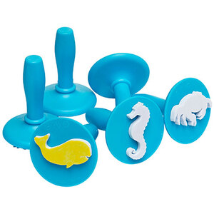 Educational Colours Paint & Dough Stampers Sea Life