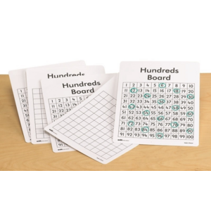 Double-Sided Dry Erase Hundreds Boards