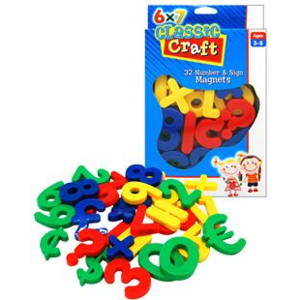 Colorific Whiteboard Magnets Numbers and Signs