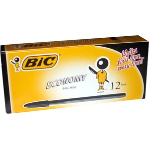 Bic Economy Medium Pen Black