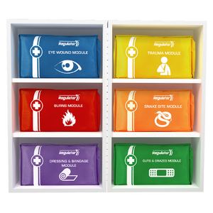 The Modulator Workplace Plus First Aid Kit 4 Series - Metal Cabinet
