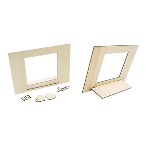 Arbee Wooden Standing Picture Frame Hearts