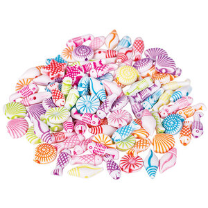 Zart Plastic Shell Beads 