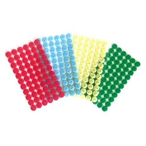 Buttons Adhesive Assorted Colours