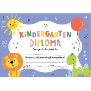 Australian Teaching Aids Kindergarten Diploma Certificate