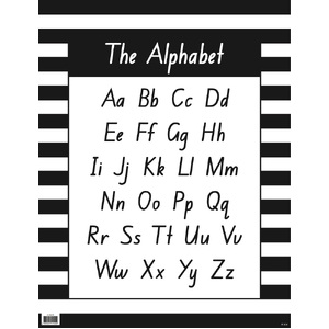 Australian Teaching Aids Laminated Chart The Alphabet - NSW Handwriting