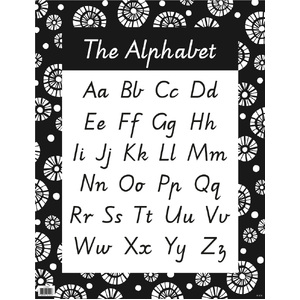 Australian Teaching Aids Laminated Chart The Alphabet - Victoria Handwriting