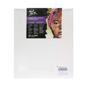 Mont Marte Single Thick Premium Stretched Canvas -  25.4 x 30.5cm (10 x 12in)