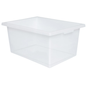 Elizabeth Richards Large Plastic Tote Tray  - Clear