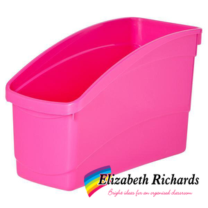 Elizabeth Richards Plastic Book Tub Magenta