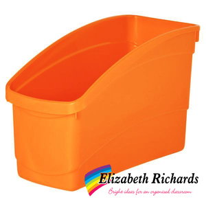 Elizabeth Richards Plastic Book Tub Orange