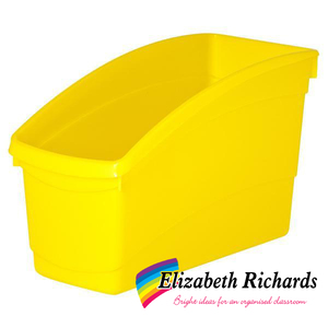 Elizabeth Richards Plastic Book Tub Yellow