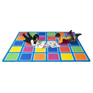 Elizabeth Richards Colour Squares Placement Rug