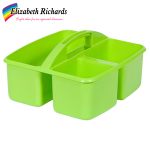 Elizabeth Richards Small Plastic Caddy Lime Green