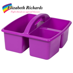 Elizabeth Richards Small Plastic Caddy Purple