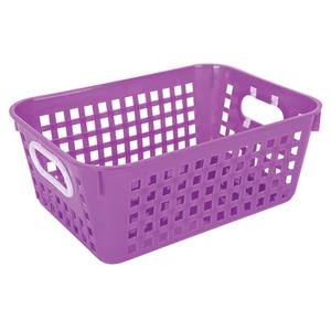 Elizabeth Richards Large Classroom Storage Basket Purple
