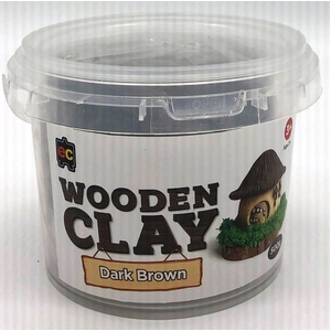 EC Wooden Clay 500grm Dark Brown
