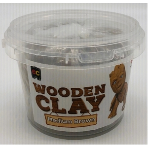 EC Wooden Clay 500grm Medium Brown