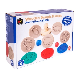 EC Wooden Dough Stamps - Australian Animals