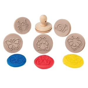 EC Wooden Dough Stamps - Indigenous Garden Bugs