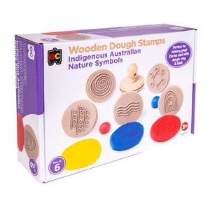 EC Wooden Dough Stamps - Indigenous Australian Nature