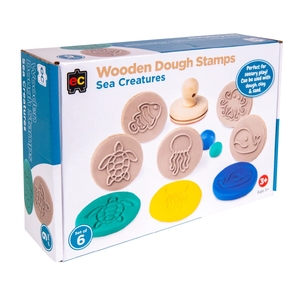 EC Wooden Dough Stamps - Sea Creatures