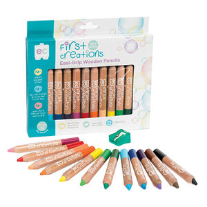 EC Easi-Grip Coloured Wooden Pencils