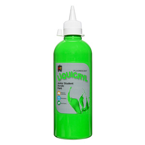 EC Liquicryl Acrylic Paint  Fluoro Green 500ml