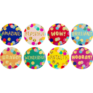 Australian Teaching Aids Foil Stickers - Confetti