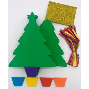 Foam Christmas Tree Weaving Kit