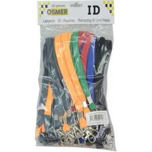 Osmer Lanyard - D Clip Woven with Safety Release