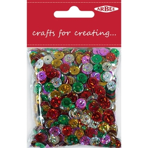 Arbee Sequins Laser Cup Christmas Mix