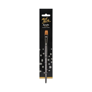 Mont Marte Artist Acrylic Brush  Premium Taklon Flat Bright