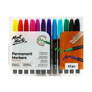 Mont Marte Premium Permanent Markers Assorted Colours