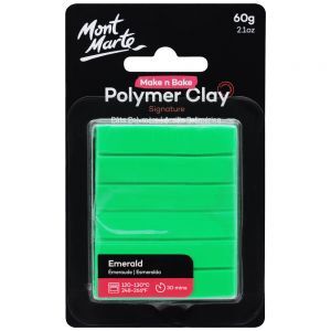 Mont Marte Signature Make n Bake Polymer Clay 60g - Emerald