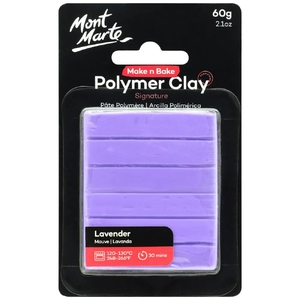 Mont Marte Signature Make n Bake Polymer Clay 60g - Lavender