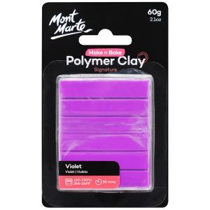 Mont Marte Signature Make n Bake Polymer Clay 60g - Violet