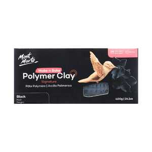 Mont Marte Signature Make n Bake Polymer Clay - Black
