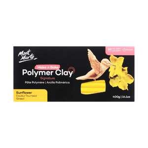 Mont Marte Signature Make n Bake Polymer Clay - Sunflower