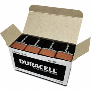 Duracell Alkaline Coppertp Batteries 9V