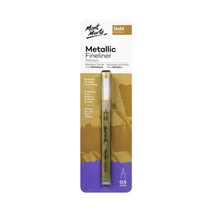 Mont Marte Premium Metallic Fineliner - Gold