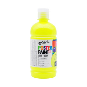 Mont Marte Kids Poster Paint - Fluoro Yellow