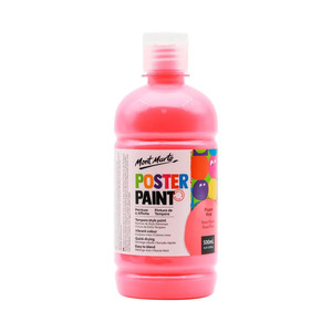 Mont Marte Kids Poster Paint - Fluoro Pink