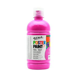 Mont Marte Kids Poster Paint - Fluoro Purple
